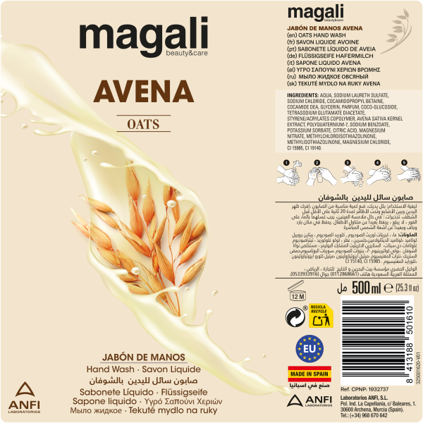 JABON PARA MANOS MAGALI AVENA - Imagen 3